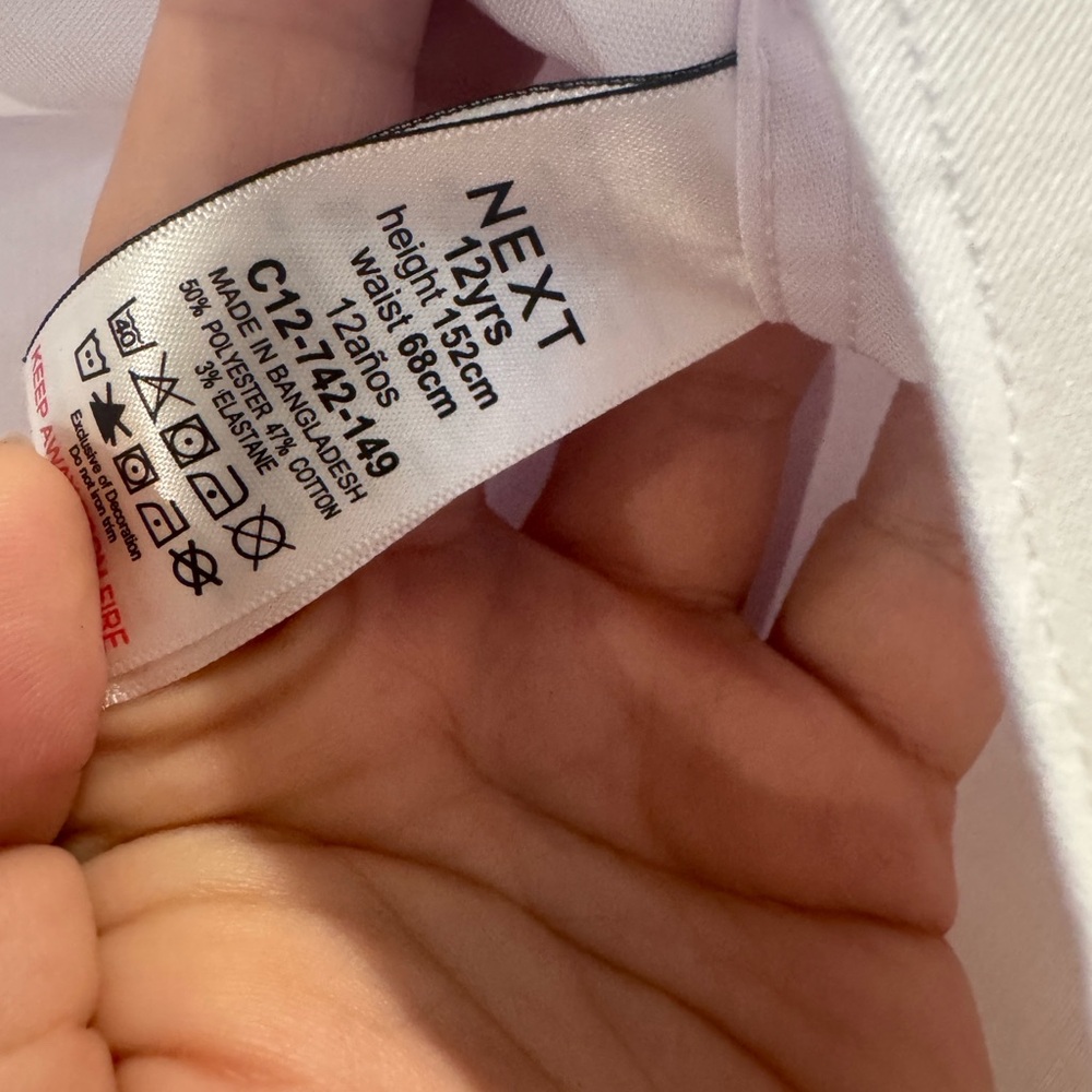 Next White Kids Dress Shirt - Picture 3 of 4